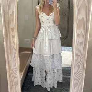 ALTAR’D STATE - Scarlett Floral Maxi Dress Floral Tiered
